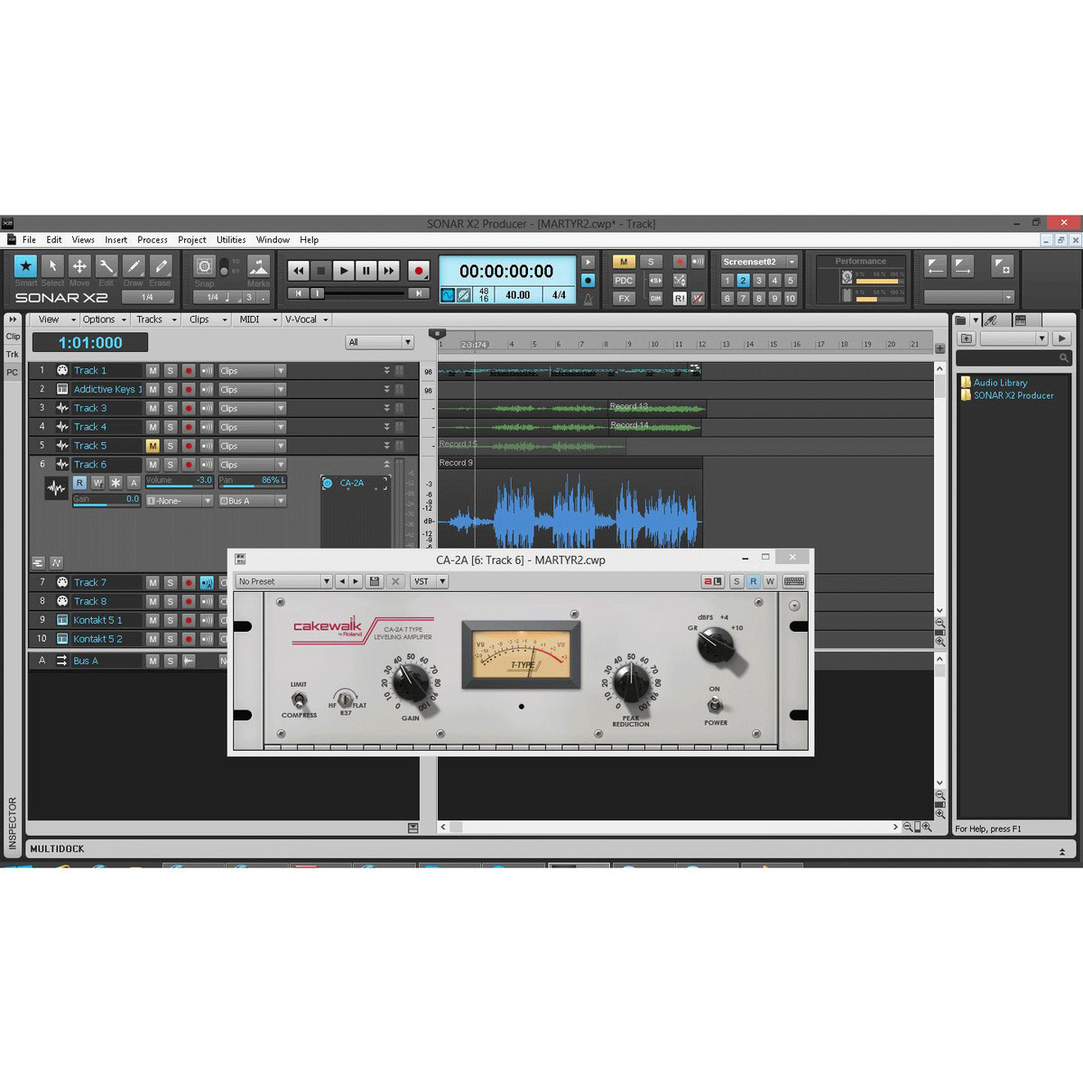 Ca 2a OFFLINE Cakewalk CA-2A typu T wyrównywania wzmacniacz Plug w | Gear4music
