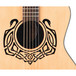 Luna Celtic Swan Grand Concert Electro Acoustic Guitar, Natural