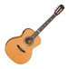 Luna Art Deco Inspired Nylon Electro Acoustic Guitar, Natural