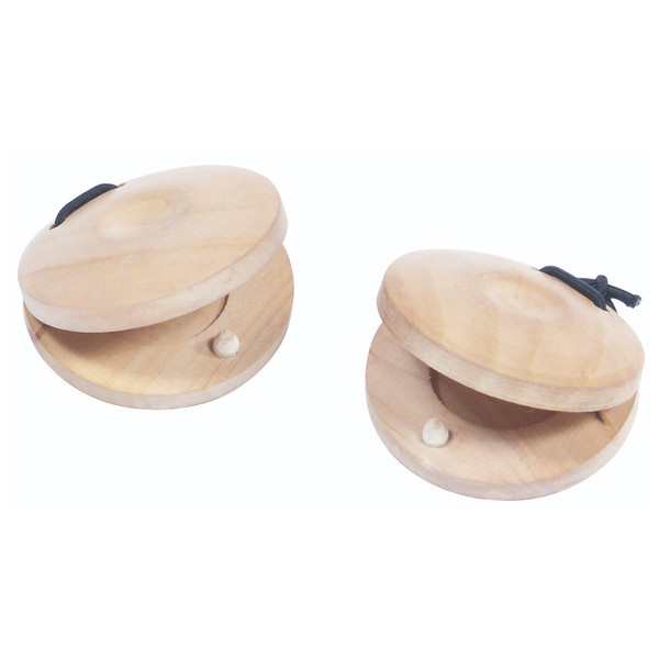 Performance Percussion Wooden Finger Castanets, Pack of 2