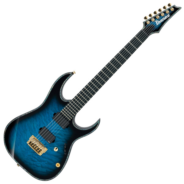 DISC Ibanez RGIX20FEQM-SBS Electric Guitar, Sapphire Blue Sunburst