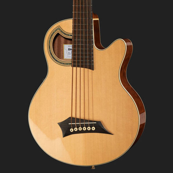 Warwick Alien Standard 6-String Acoustic Bass, Natural 3