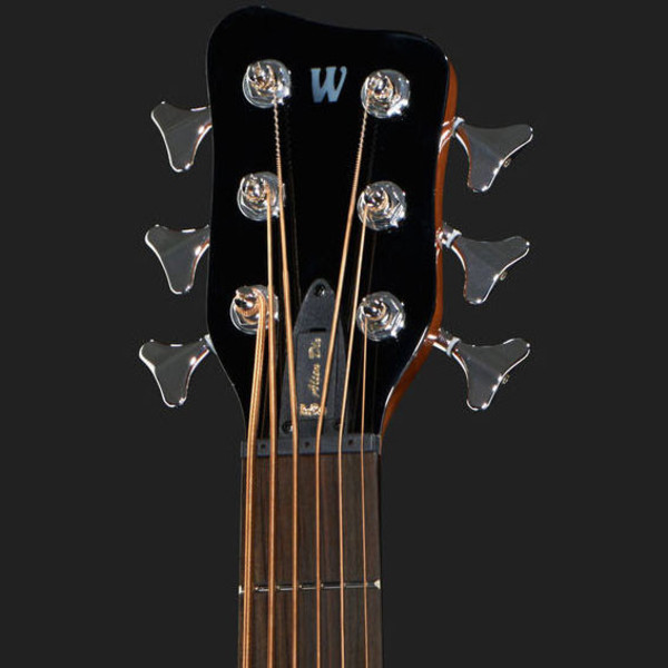 Warwick Alien Standard 6-String Acoustic Bass, Natural 4