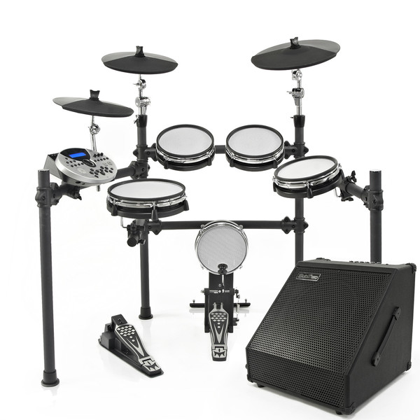 WHD 517-DX Pro Mesh Electronic Drum Kit with free 60W Drum Monitor