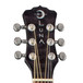 Luna Fauna Eclipse Electro Acoustic Guitar, Trans Black