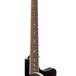 Luna Fauna Eclipse Electro Acoustic Guitar, Trans Black