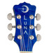 Luna Fauna Eclipse Grand Concert Electro Acoustic Guitar, Trans Blue