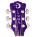 Luna Fauna Eclipse Folk Electro Acoustic Guitar, Trans Purple