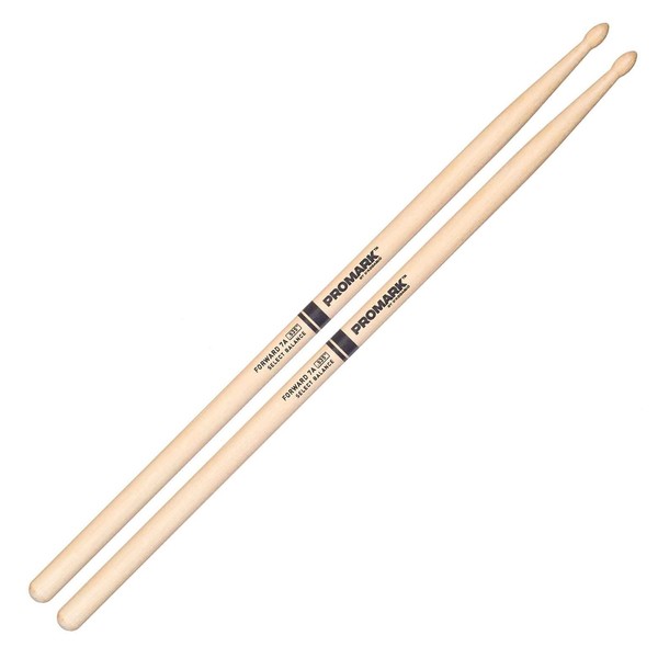 ProMark Hickory 7A Forward Balance Tear Drop Tip Drumsticks, .535''