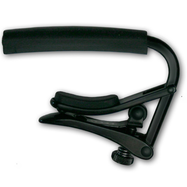 Shubb C3K Capo Noir 12-String Guitar Capo, Black Chrome