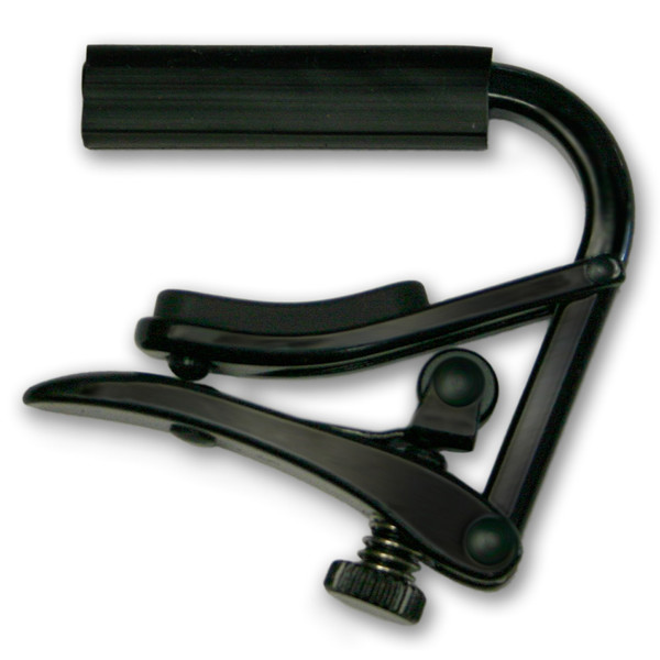 Shubb C5K Capo Noir Banjo Capo, Black Chrome