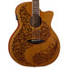 Luna Henna Paradise Electro Acoustic Guitar, Cedar