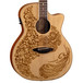 Luna Henna Paradise Electro Acoustic Guitar, Spruce