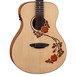 Luna Oracle Rose Folk Electro Acoustic Guitar