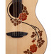 Luna Oracle Rose Folk Electro Acoustic Guitar