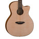 Luna Gypsy Flame Folk Cutaway Acoustic Guitar