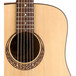 Luna Gypsy Muse Dreadnought Acoustic Guitar + Hard Shell Case