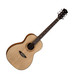 Luna Gypsy Muse Parlor Acoustic Guitar with Built In Tuner