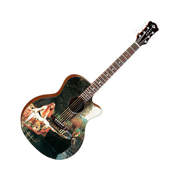 Luna Gypsy Lady of Shalott Acoustic Guitar