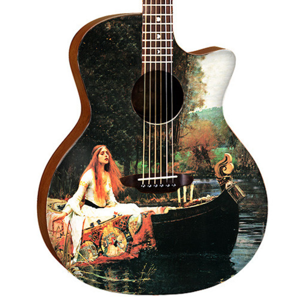 Luna Gypsy Lady of Shalott Acoustic Guitar