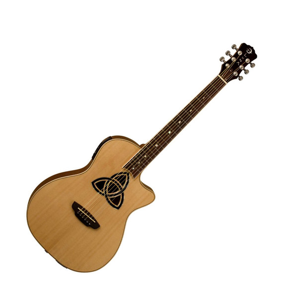 Luna Trinity Parlor Cutaway Electro Acoustic Guitar