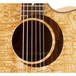 Luna Woodland Quilted Ash Grand Concert Electro Acoustic Guitar