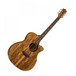 Luna Woodland Spalted Maple Grand Concert Electro Acoustic Guitar