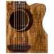 Luna Woodland Spalted Maple Grand Concert Electro Acoustic Guitar