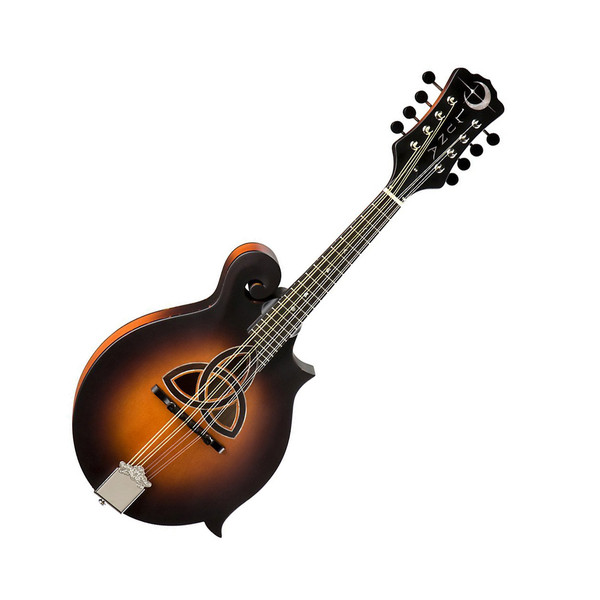 Luna Trinity F-Style Mandolin, Celtic Inlay