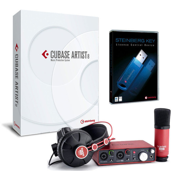 Steinberg Cubase Artist 8 and Focusrite Scarlett Studio Package