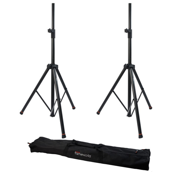 Frameworks SPK-2000SET PA Speaker Stands (pair) with Carry Bag