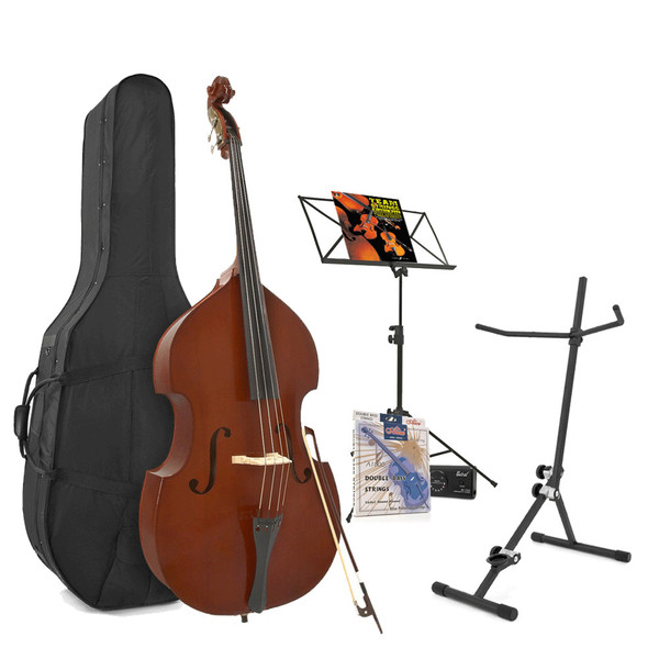 Student 3/4 Double Bass + Accessory Pack by Gear4music
