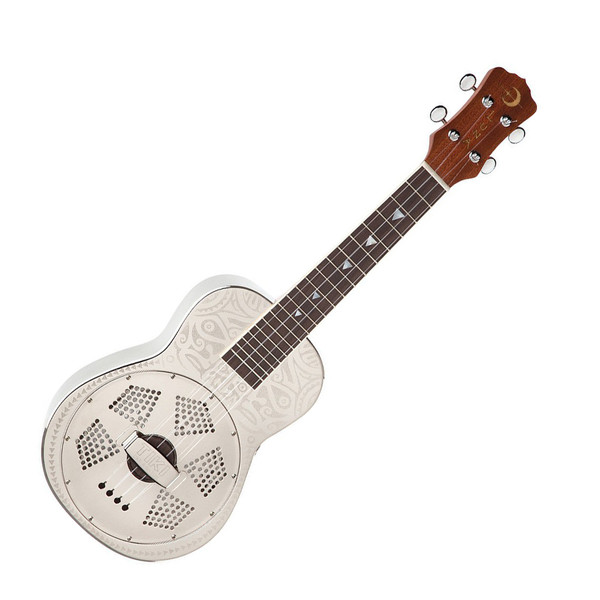 Luna Tiki Resonator Concert Ukulele