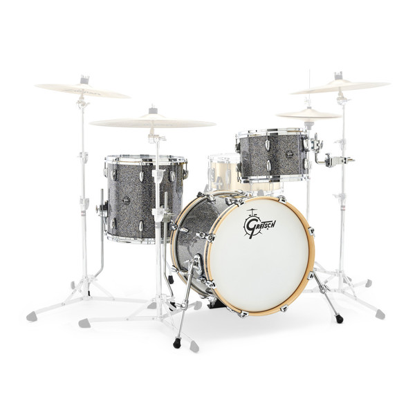 Gretsch Drums Renown Maple 18'' 3 Pc Jazz Shell Pack, Blue Metal