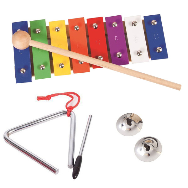 Performance Percussion PK09 Music Box Inc Glockenspiel, Triangle