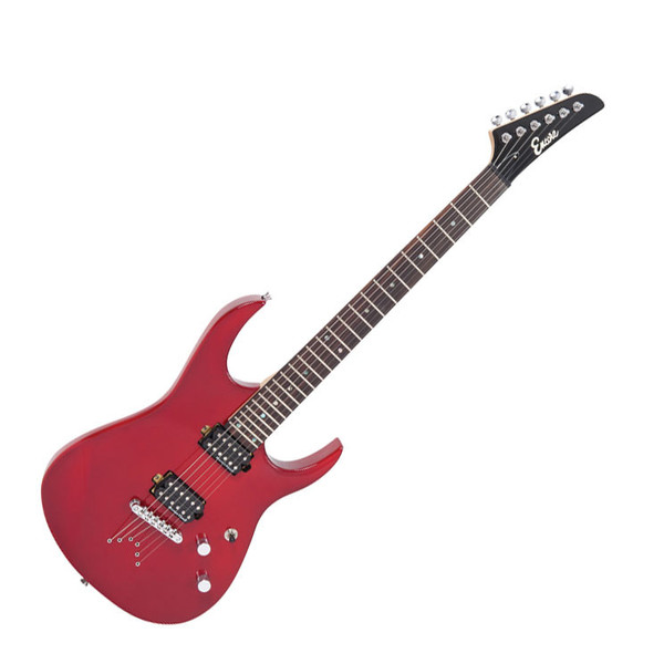 Encore E89 Electric Guitar, Thru Red