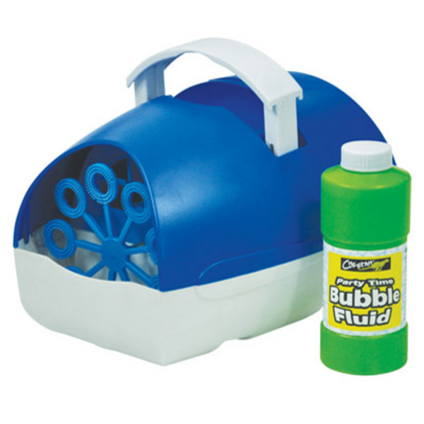 Cheetah Party Time Battery Operated Bubble Machine, Blue