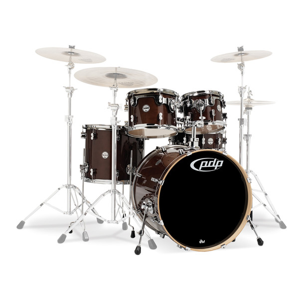 PDP Drums Concept Maple 22'' CM5 Shell Pack, Transparent Walnut