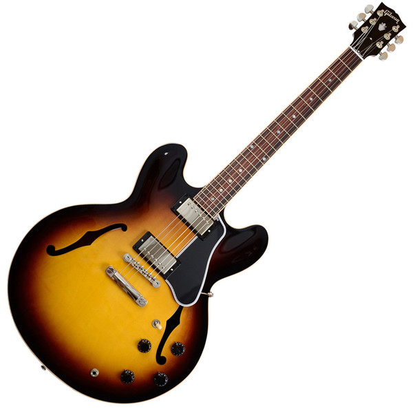 Gibson 2014 ES-335 Dot Reissue Hollowbody Guitar, Vintage Sunburst