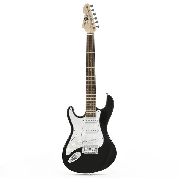 3/4 Electric-ST Guitar by G4M, LH, BK 