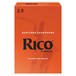 Rico by D'Addario Baritone Saxophone Reeds, 2.5 (10 Pack)