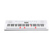 Casio LK-247 61 Key Lighting Keyboard, White, Gear4music Exclusive!