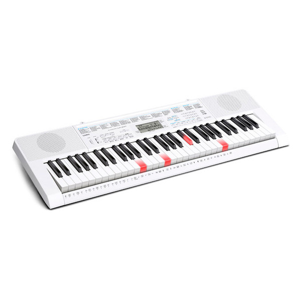 Casio LK-247 61 Key Lighting Keyboard, White, Gear4music Exclusive!