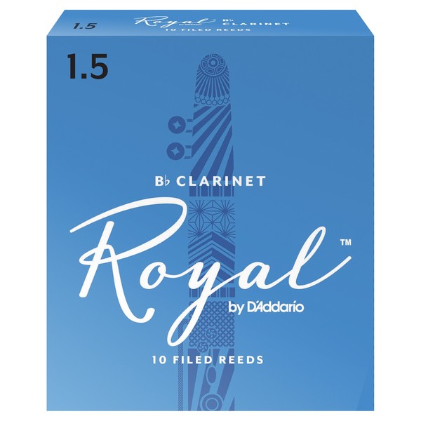 Royal by D'Addario Bb Clarinet Reeds, 1.5 (10 Pack)
