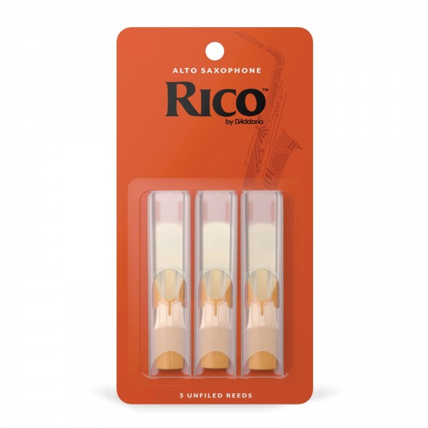 Rico by D'Addario Alto Saxophone Reeds, 1.5 (3 Pack)