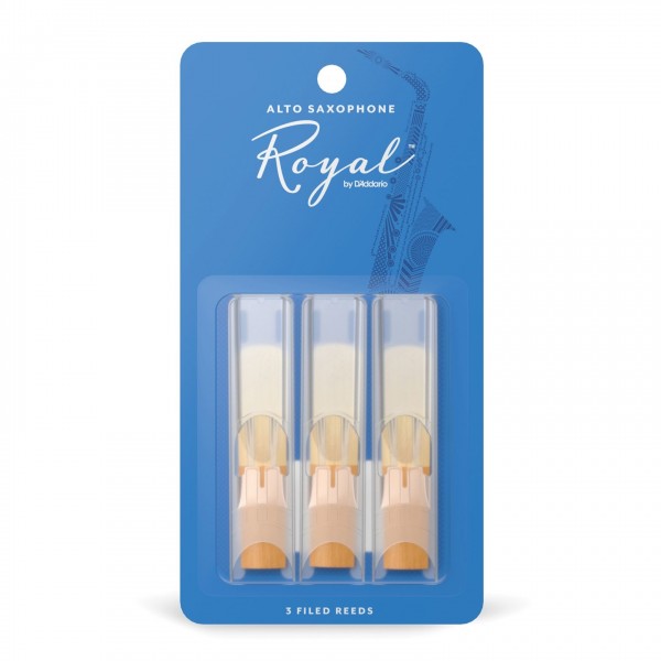 Royal by D'Addario Alto Saxophone Reeds, 2 (3 Pack)