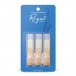 Royal by D'Addario Alto Saxophone Reeds, 2.5 (3 Pack)