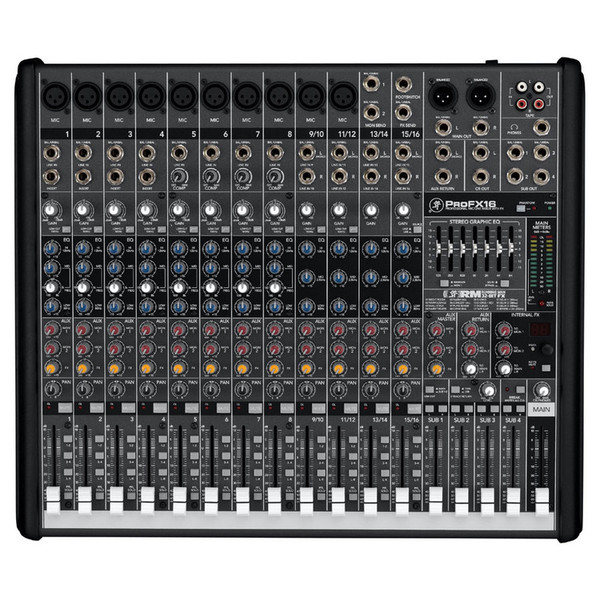 Mackie ProFX 16 Channel Mixer with FX - main