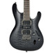 Ibanez S671QM Electric Guitar, Transparent Gray Sunburst