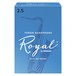Royal by D'Addario Tenor Saxophone Reeds, 2.5 (10 Pack)